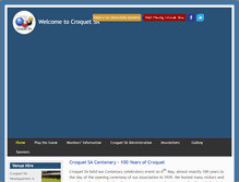 Tablet Screenshot of croquetsa.com.au